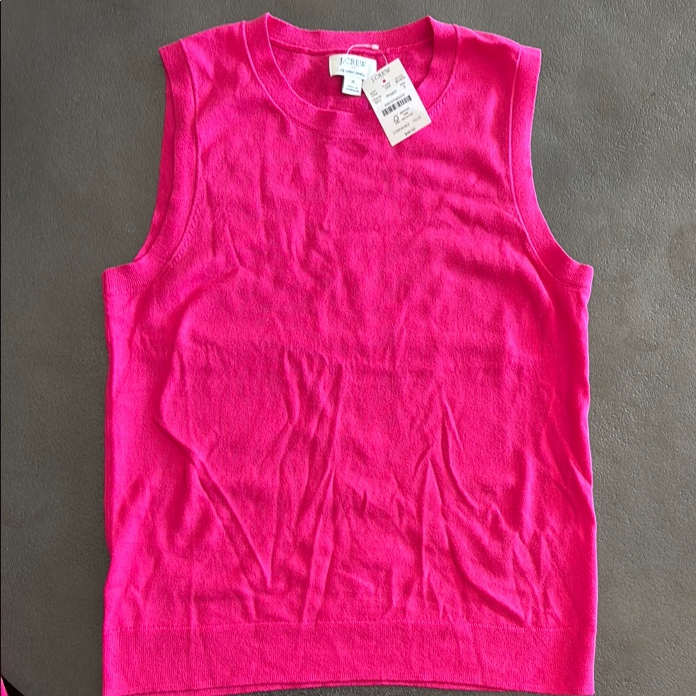 J. Crew Pink Classic Shell